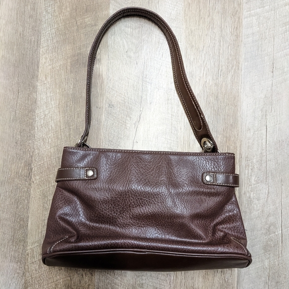 Tommy Hilfiger Small Brown Leather Bag - Picture 7 of 13